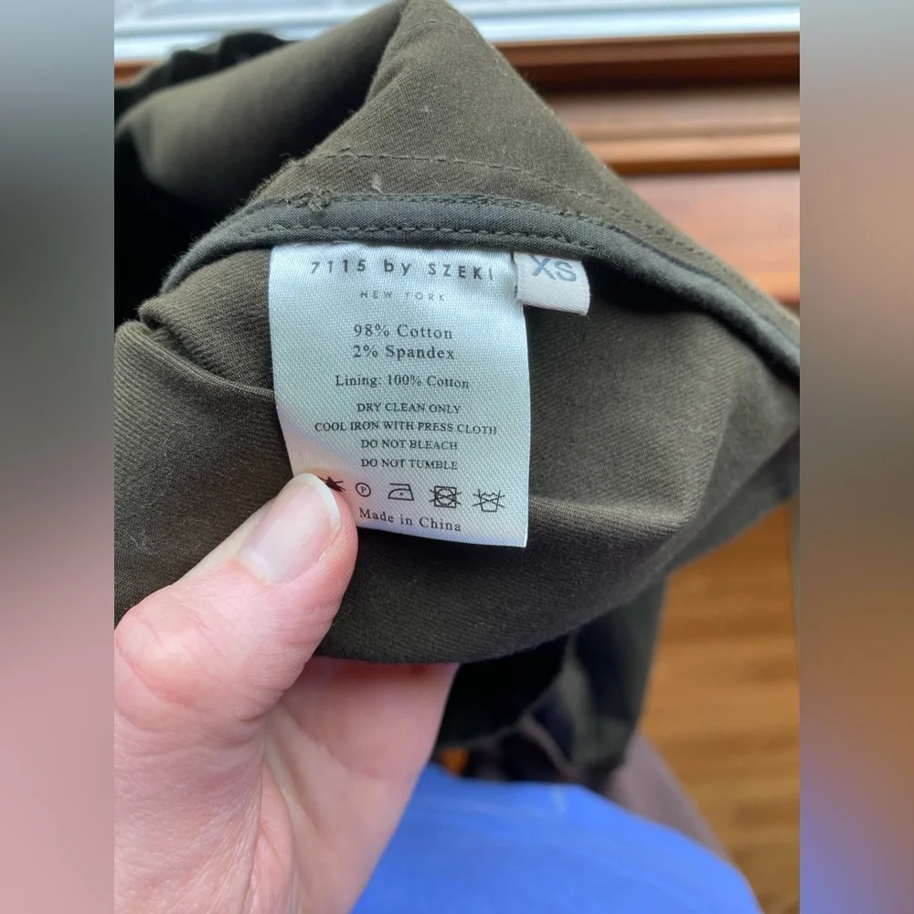 7115 by szeki Signature Panel Pockets Shirt Jacket - Cotton Edition - Deep Olive - Picture 12 of 12